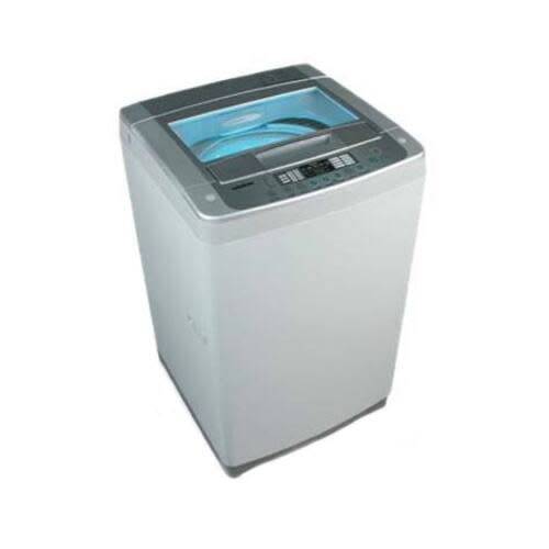 Máy giặt cửa trên màu trắng