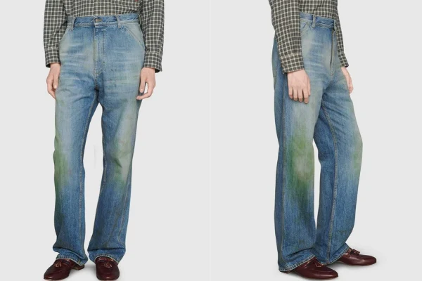 Mẹo tẩy các vết bẩn trên quần jean cực đơn giản 4 Tẩy các vết ố vàng trên quần jean