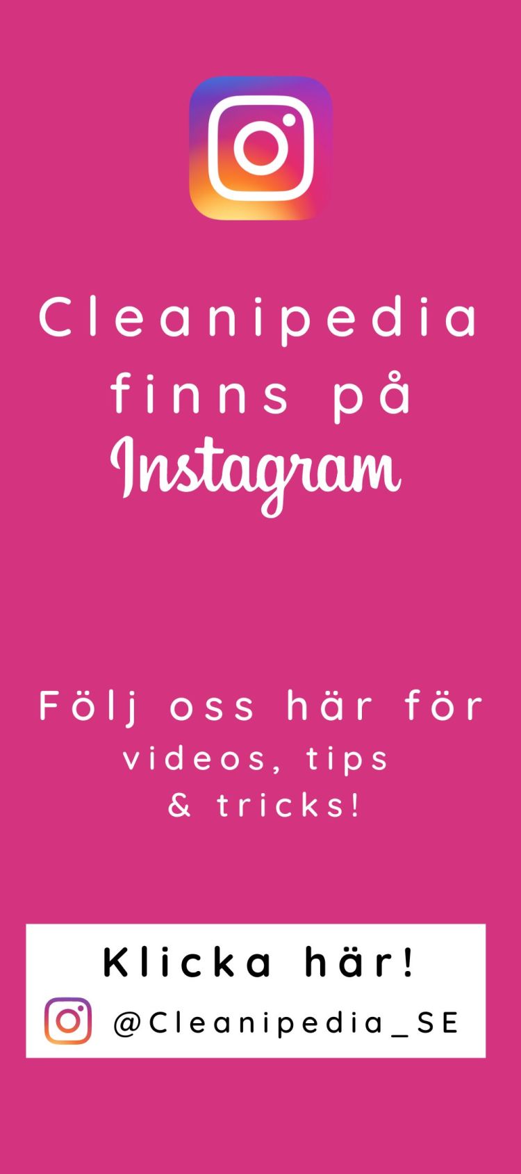 Städa Hemma | Tips För Att Få Rent Hemma | Cleanipedia